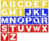 TecUnite 26 Pieces Alphabet Stencils Set Plastic Letter Stencils for Painting Learning, DIY Craft Decoration (4 x 4 Inches)...