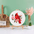 Louise Maelys Cardinal Embroidery Kits for Beginners with bird flower pattern,Adults Starter Cross Stitch Kit DIY Needlepoint Kits......