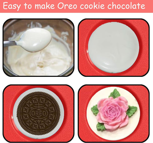 2-Pack Silicone Muffin Pan | 6-Cup Non-Stick Chocolate Cookie Molds | BPA-Free, Food-Grade Silicone | Oven, Microwave, Dishwasher Safe | Perfect f...