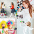 10 PCS Inflatable Microphones Blow up Microphone, Plastic Microphone Toy, for Sing Birthday Party Decorations, Musical Concert Themed Party Suppli...