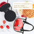 Beautyflier Carrying Bag Compatible with DASH Mini Waffle Maker 4 Inch, Storage Bag for Mini Waffle Maker, Portable Clear Organizer Bag for Who Lo...