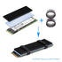 M.2 SSD Heatsink Kit for PS5, 2280 PCIe NVME Hard Disk Heat Sink Cooler with Silicone Thermal Pad...