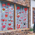 JOZON Valentine's Day Window Clings for Glass Window 8 Sheets Valentines Day Heart Window Stickers Decals Decorations Party Supplies for Wedding A...