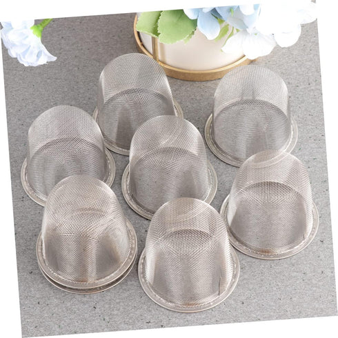 8pcs Mini Kettle Cooking Infuser Tea Diffuser Tea Filter Mesh Coffee Machine Accessories Tea Strainer Filters Steel Tea Strainer Filter Tea Kettle...