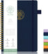 Alltree Lined Journal Notebook, Spiral Notebook for Work, Journal for Women & Men, A5 Medium, Spiral Notebook with Tabs, Pen Loop, Pocket, Sticker...