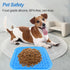 Lick Mat for Dogs and Cats, Slow Feeder Mat, with Suction Cups Silicone Pad, Peanut Butter Snacks Lick Pads, Pet Friendly, Relieve Anxiety, Traini...