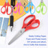5" Kids Scissors 12 Pack,Kids Safety Scissors For School Kids Scissors Comfort-Grip Handles Sharp Blade Blunt Student Scissors ages 4+,Child Small...