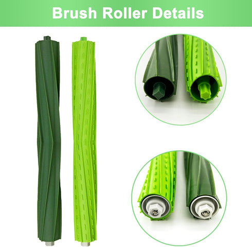 9 Pack Roomba s9 Replacement Parts Compatible for iRobot Roomba s9+ (9550) S9 (9150) Robot Vacuum Cleaner, 1 Set Rubber Brush,4 Filters,4 Side Bru...