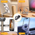 Magnetic Airplane Phone Holder Mount Travel Essentials for Magsafe Accessories, Handsfree Metal Phone Holder for Airplane Seat Back, Car Phone Hol...