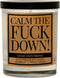 Funny Candles Gifts for Women, Men, Best Friends - Calm The F Down - Birthday Candles for Friends, BFF, Girlfriend, Boyfriend, Friendship, Bamboo,...