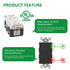 15Amp GFCI Outlet,1pack,125V 60Hz,Tamper-Resistant GFI Receptacle with LED Indicator,Meet UL2018,Ground Fault Protection Outlet for Bedroom,Parlor...