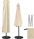 Patio Umbrella Cover - Waterproof 420D Oxford Outdoor Umbrella Covers With Folding Rod. Parasol Cover for 7.5ft 8ft 9ft 10ft 11ft (Beige)...