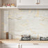 Glossy Marble Contact Paper for Countertop Kitchen Beige Gold Marble Wallpaper Modern Vinyl Wall Paper for Bathroom Waterproof 15.75"x78" Stick on...