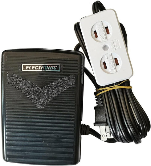 Bequilter Universal Foot Control Pedal w/Cord (110/120V), Light/Motor Block #FC-143 for Domestic Sewing Machine......