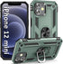 ADDIT Phone Case for iPhone 12 Mini Case,with Kickstand Ring,Adjustable Stand,Military Grade,Heavy Duty Protection,Shockproof,Anti-Fingerprint,Sup...