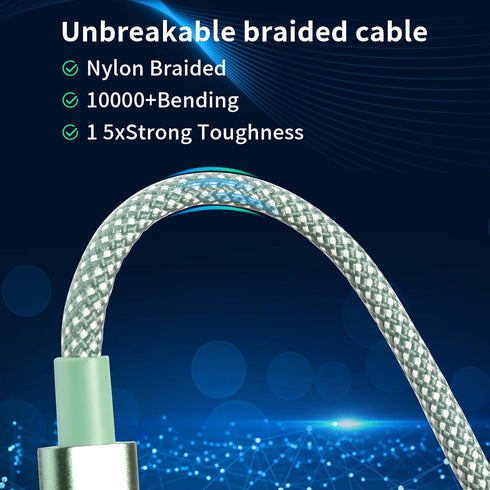 USB C to USB C Cable,60W 3A Fast Charging USB C Charger Cable,2pack-5ft, Alluminum Shell Type C to Type C Cable for iPhone15/15Pro/15Plus/15ProMax...