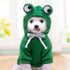 Warm Dog Winter Clothes Cute Fruit Dog Coat Hoodies Fleece Pet Dogs Costume Jacket for French Bulldog Chihuahua Ropa Para Perro(Green,XS)...