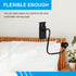 Phone Stand for Desk, Gooseneck Cell Phone Holder Flexible Lazy Long Arm Phone Mount Universal 360 Degree Adjustable Phone Clamp Clip for Table, B...