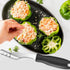 Jalapeno Corer Tool with Serrated Slice and Rubber Handle Easily Seed Remover or Slice off Vegetables tops for Efficient Cooking and Grilling...