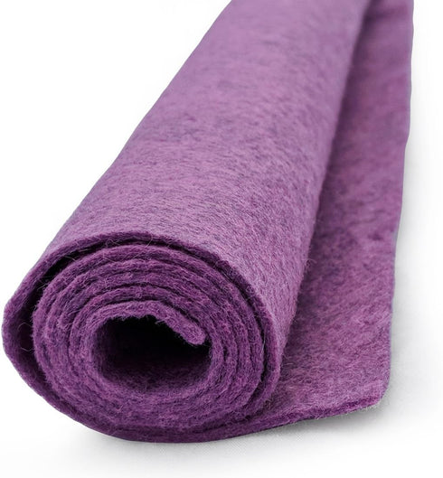 Hydrangea - Purple Lavender - Wool Felt Oversized Sheet - 35% Wool Blend - 1 12x18 inch Sheet...