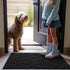 OLANLY Dog Door Mat for Muddy Paws 24x16, Absorbs Moisture and Dirt, Non-Slip Washable Mat, Quick Dry Microfiber, Mud Mat for Dogs, Entry Indoor D...