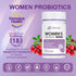 Women's Probiotic 180 Billion CFUs, 18 Strains, with Organic Prebiotics+Cranberry Extract & D-Mannose, for Digestive, Boost Immune, Women's Health...
