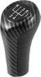 X AUTOHAUX 5 Speed Manual Gear Stick Shift Knob Transmission Gear Lever Stick Shifter Handle Carbon Fiber Pattern for BMW 1 Series E81 E82 E87 251...