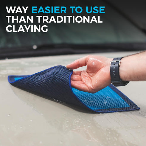 The Rag Company - Ultra Clay Decontamination Towel - Proven Cleaning & Release of Paint Contaminants; Increase Wax & Sealant Bond; Enhance Paint G...