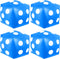 4 Pieces Jumbo Inflatable Dice 12.6 Inch Large Inflatable Dice Fun Giant Inflatable Dice Toy for Indoor Outdoor Lawn Game Pool Party Board Game, B...