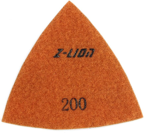 Diamond Electroplated Triangular Polishing Pads Grit 200 for Oscillating Tools...