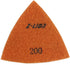 Diamond Electroplated Triangular Polishing Pads Grit 200 for Oscillating Tools...