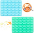 2 PACK Silicone Cloud Mold, Silicone Soap Mold for Soap Making DIY Chocolate Molds Mousse Fondant Mould Candy Soap Molds for Kitchen DIY Baking To...