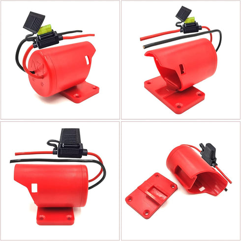 M12 Battery Adapter with Fuse,Battery Adapter for Milwaukee 12V,Power Wheel Adapter for Milwaukee M12 Dock Power Connector 12 Gauge Robotic,Not In...