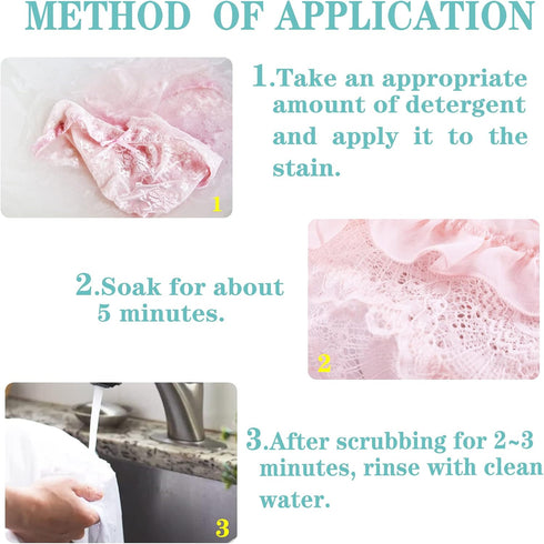 Lingerie Bulk Laundry Detergent For Remove Stubborn Blood Stain, Underwear Bulk Detergent Laundry Liquid Ideal Hand Wash For Lingerie, Period Pant...