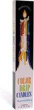 Color Drip Candles, 3-Pack (6 candles total), Unscented...