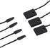 Hestya 500 Pieces Hang Tag String Black 500 Pieces Black Pins 6.6 Inch Nylon String Price Tags Plastic Fastener 0.8 Inch Metal Ground Pins Pear Sh...