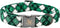 Elegant little tail Dog Collar, Green Plaid Pet Collar Dog Collar, St Patrick's Day Dog Collar, Holiday Pet Collar Cute Puppy Collar Adjustable Pe...