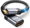 JSAUX Mini HDMI to HDMI Adapter 2pack, Mini HDMI Male to HDMI Female Cable with 4K 60Hz HDR 3D 18Gbps Dolby, Compatible with DSLR, Camcorder, Grap...