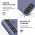 kwmobile Case Compatible with Samsung Galaxy S22 Case - TPU Silicone Phone Cover with Soft Finish - Matte Lavender Grey...