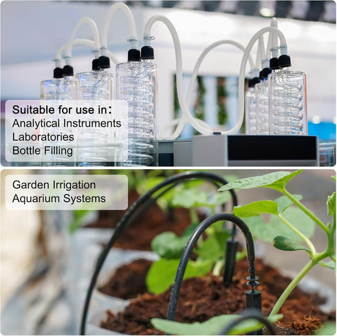PATIKIL Plastic Tube Tubing Clamps, 2Pcs 3/16" - 5/16" Tube OD Adjustable Precise Flow Control Hose Clamp Clip for Laboratory Pinch Valve, Blue...