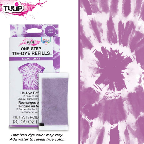 Tulip One-Step Tie-Dye Kit Dye Refill Packs, Lilac...
