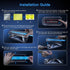 Uyiton Anti-Blue Light for iPhone 15 Pro Screen Protector - Unbreak-Glass Easy Fit Full Coverage Case Friendly Scratch Resistance 9H Tempered Glas...