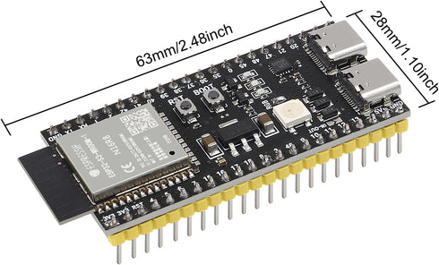 AITRIP 3PCS ESP32-S3-DevKitC-1-N16R8 ESP32-S3 ESP32 WROOM-1-N16R8 Development Boards 16M External Flash Expansion 8M PSRAM with WiFi, Bluetooth 5....
