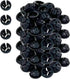 iMBAPrice NM94-100 (100-Pack) Plastic Black Button Push-in NM Cable Romex Connector, 3/8 Trade Size, Fits 1/2-Inch Knock Outs, Black...
