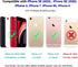 JIAXIUFEN Compatible with iPhone SE 2022 Case,iPhone SE 2020 Case, Gold Glitter Marble Desgin Slim Shockproof Flexible Soft Silicone Cover Phone C...