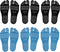 Beach Foot Pads Barefoot Adhesive Invisible Shoes Stick on Foot Pad Stickers Stick on Soles Anti-Slip Waterproof Silicone Unisex Footing Pad for S...