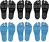 Beach Foot Pads Barefoot Adhesive Invisible Shoes Stick on Foot Pad Stickers Stick on Soles Anti-Slip Waterproof Silicone Unisex Footing Pad for S...