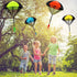 12 Pack Parachute Toys, Tangle Free Throwing Parachute Toy Parachute Figures Plastic Warrior Figures for Kids Party Favors Outdoor...