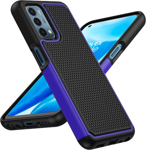 JXVM for OnePlus Nord N200 5G Case: Dual Layer Protective Heavy Duty Cell Phone Cover Shockproof Rugged with Non Slip Textured Back - Military Pro...