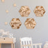 Maitys 4 Pcs Dinosaur Room Wall Decor for Boys 5.1'' x 5.9'' Wooden Dino Wall Art for Kids Baby Nursery Playroom Bedroom Classroom Decorations...